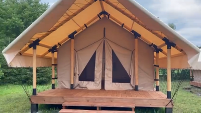 Пaлaтка для глэмпинга (с печью)